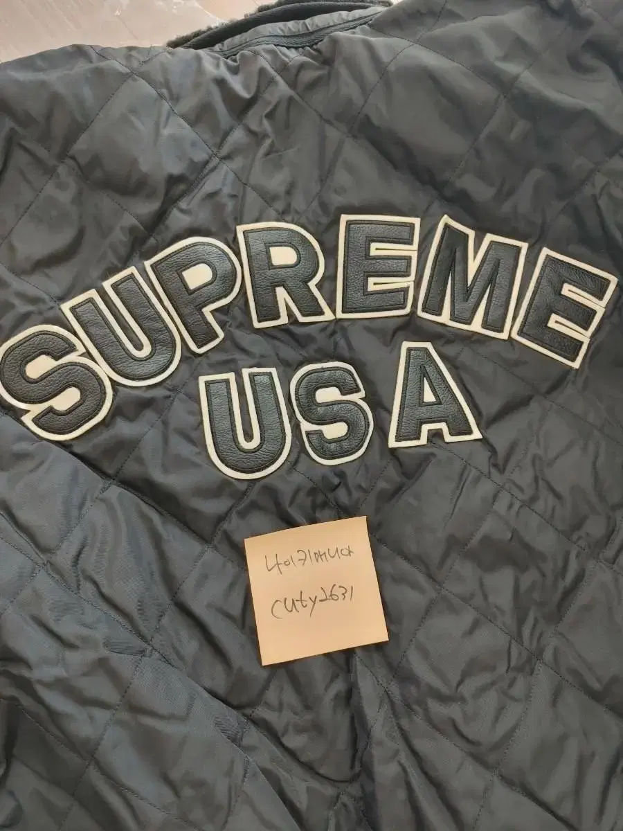 SUPREME 16FW Quilted Nylon Tanker jacket | 브랜드 중고거래